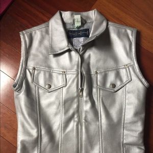 “Pleather” Vest